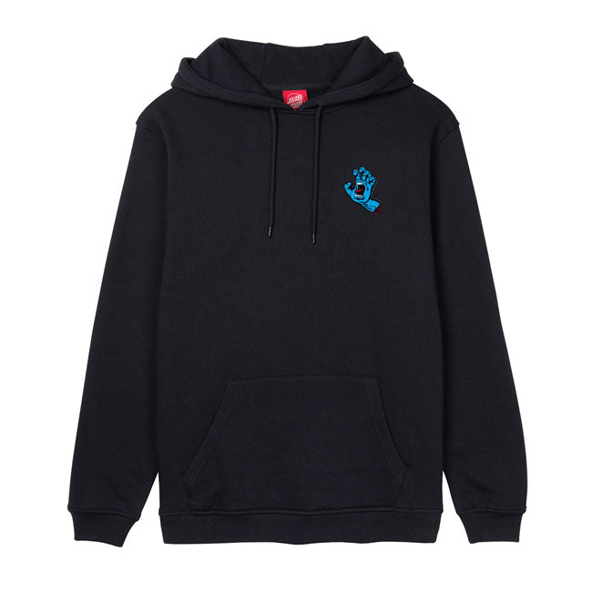 Roll up and stand out in legendary t-shirts and apparel from Santa Cruz Skateboards. The Santa Cruz Screaming Hand regular fit hoodie features small front and large back Santa Cruz Screaming Hand logos printed in soft hand ink. Santa Cruz has been manufacturing iconic skateboards and apparel since 1973. Innovative skateboards and artwork from the beginning ''til the end.