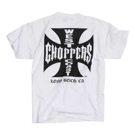 This isn''t just a t-shirt; it''s a piece of history. The WCC OG Classic t-shirt pays homage to the rebellious spirit of West Coast Choppers. Made from 100% premium cotton; it offers a comfortable fit that''s perfect for everyday wear. The iconic OG Cross logo is emblazoned across the chest and in large on the back with Long Beach; letting everyone know you''re not here to follow the rules; you''re here to make your own. Whether you''re on the road or off; this t-shirt is a must-have for any true rider.