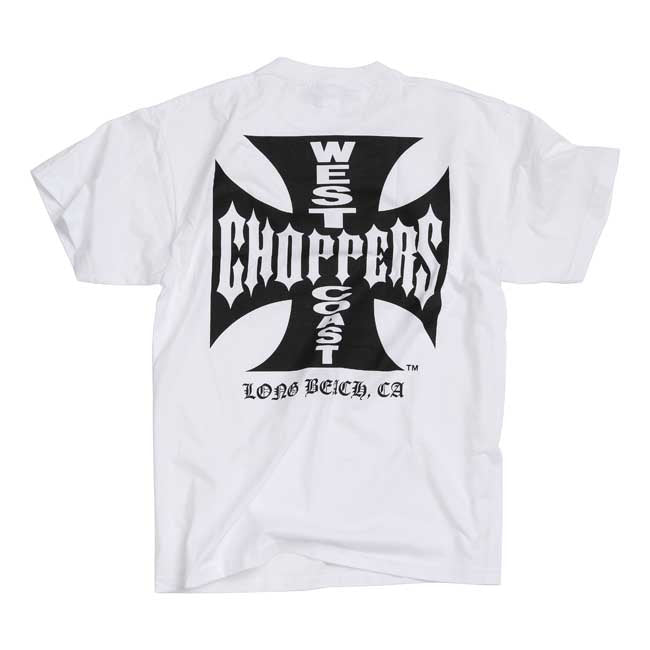 This isn''t just a t-shirt; it''s a piece of history. The WCC OG Classic t-shirt pays homage to the rebellious spirit of West Coast Choppers. Made from 100% premium cotton; it offers a comfortable fit that''s perfect for everyday wear. The iconic OG Cross logo is emblazoned across the chest and in large on the back with Long Beach; letting everyone know you''re not here to follow the rules; you''re here to make your own. Whether you''re on the road or off; this t-shirt is a must-have for any true rider.