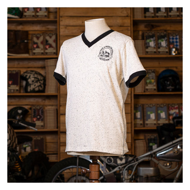 The Holy Freedomr premium t-shirt crewneck shirts are made of 100% cotton 180gr with soft "peach touch" treatment. Features logo applied on the left sleeve; contrast stitching on the sides and the Holy Freedomr silicon logo applied on the back. The t-shirt has a regular fit.