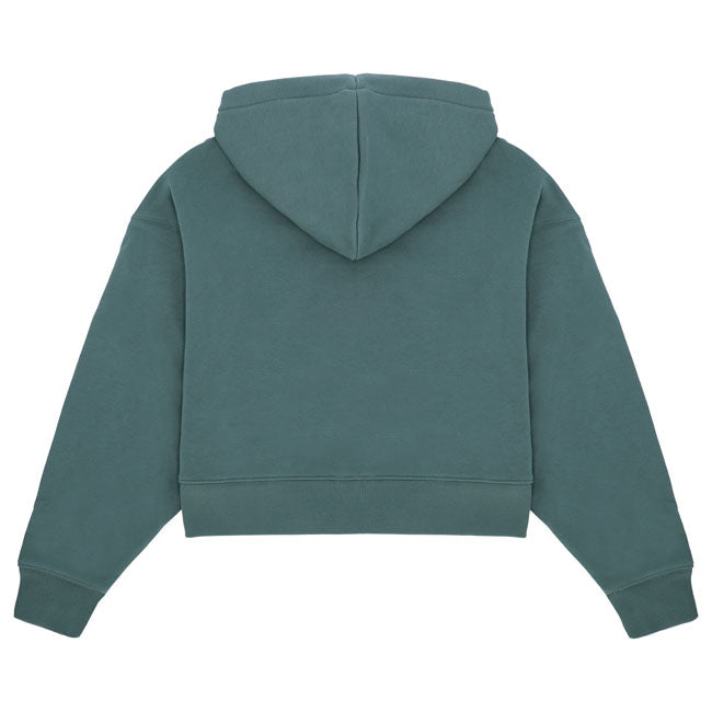 The Dickies Oakport female zip hoodie is a classic relaxed fit hoodie. Featuring the iconic Dickies woven label on the front; pouch pockets; zip up front and a cotton drawstring hood. Made with poly-cotton brushed fleece for its durable; wrinkle and shrink resistant properties. A core style made for comfort and durability. Available in a range of classic and seasonal colors. Brushed fleece 60% BCI cotton / 40% polyester 350 GSM