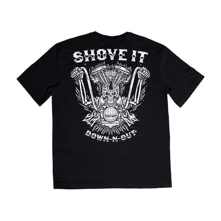 Down-n-Out apparel is for those who do things their own way. T-shirts of ultra-soft 100% pre-shrunk cotton; standard fit and full color back and front screen print. You live life to the extreme; party hard and live fast. Show you''re a gearhead through and through; however you satisfy your need for speed.