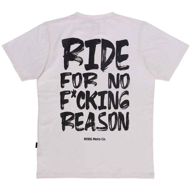Roeg Kane Effen T Shirt Wit Katoen Lycra