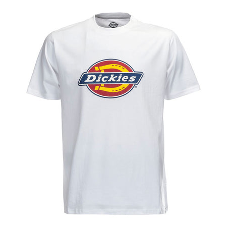 The Dickies Icon Logo t-shirt is one of the core Dickies pieces; a regular fit t-shirt. A classic crew neck t-shirt made of 100% cotton jersey featuring the iconic Dickies logo print on the chest is available in a large selection of iconic and seasonal colors. The classic staple cotton t-shirt made for everyday wear and that's built to last.