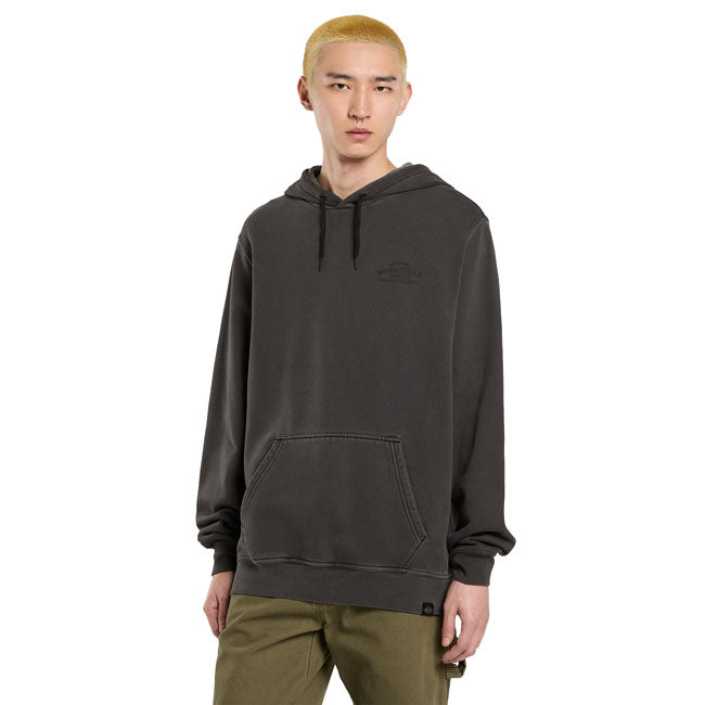 Dickies Christiana Gd Hoodie Zwart 340GSM Katoenmengsel Met Kangoeroezakken Relaxed Pasvorm