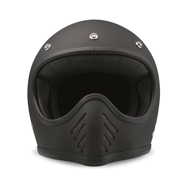 The DMD Seventy Seven is a tribute to the stylish icon of the 70''s. It was inspired by the first off-road helmet introduced in 1975. The Seventy Seven helmet is ECE 22.06 approved; Bluetooth ready; integrated sunvisor and it has a carbon Kevlar shell and a padded chin strap with Double D-Ring closure. DMD offers this helmet with 2 different shell sizes for a perfect fit and maximum compactness. The inner liner is removable and washable. Dedicated to all riders who love a quality product that meets all mode