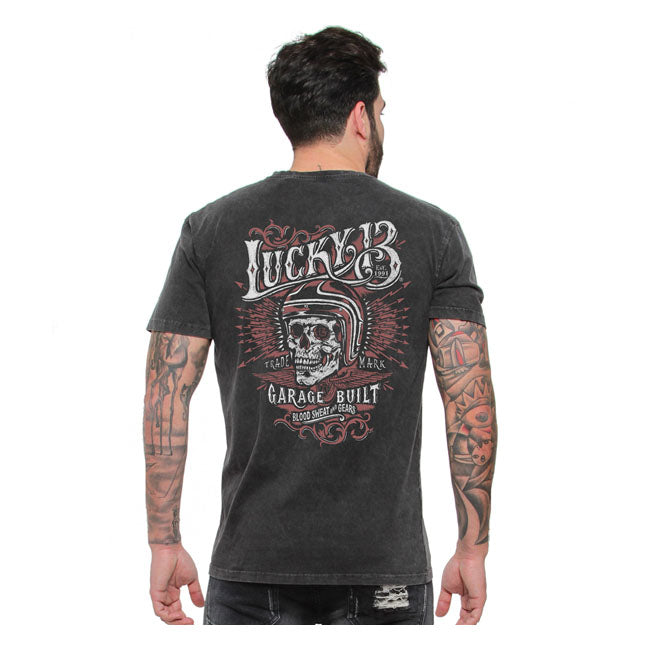 T-shirt; made from 100% cotton; with print on chest and large print on back.