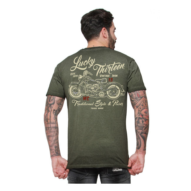 T-shirt; made from 100% cotton; with print on chest and large print on back.