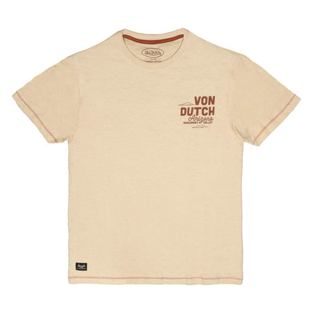 Von Dutch is an American fashion brand posthumously named after Kenny Howard; a.k.a. "Von Dutch"; an American motorcycle mechanic; artist and pinstriper. We have some nice shirts; sweats; hoodies; t-shirts and caps in our collection. All produced of cotton or a mix of cotton and elastane. So make up your mind and choose or just buy them all!