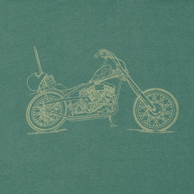 Cool Tyler Cornelius portrait of Josh's panhead chop for Biltwell. This cozy blank is our standard-fit; heavy-weight hoodie and is perfect for any season. Woven tag on waistband and tear-away sizing labels inside. 10 oz.; 70/30 cotton/ polyester blend fleece with 100% cotton face.