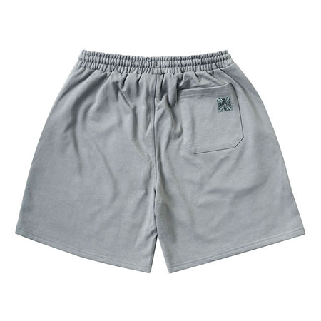 WCC brought something new into the Iron Series collection. The everyday gym staples with a West Coast Choppers touch. This collection is not only available in some new colors; but we will constantly introducing new styles. These oversized heavyweight shorts have side pockets with a nylon zipper and a patch pocket on the back. The fabric is a heavy loopback fleece. The left front features a 3D print of WCC Iron logo and a woven label at the back patch pocket.