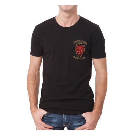 Down-n-Out apparel is for those who do things their own way. T-shirts of ultra-soft 100% pre-shrunk cotton; standard fit and full color back and front screen print. You live life to the extreme; party hard and live fast. Show you''re a gearhead through and through; however you satisfy your need for speed.