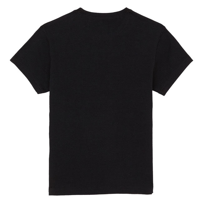 The Dickies Gladeville female t-shirt is a slim fit short sleeved t-shirt. Made with BCI cotton with added elastane for stretch and comfort; featuring small embroidered Dickies logo on the left chest; and iconic woven Dickies label in the side seam. A clean; short sleeved T for daily wear. Slim fit 94% BCI cotton / 6% elastane