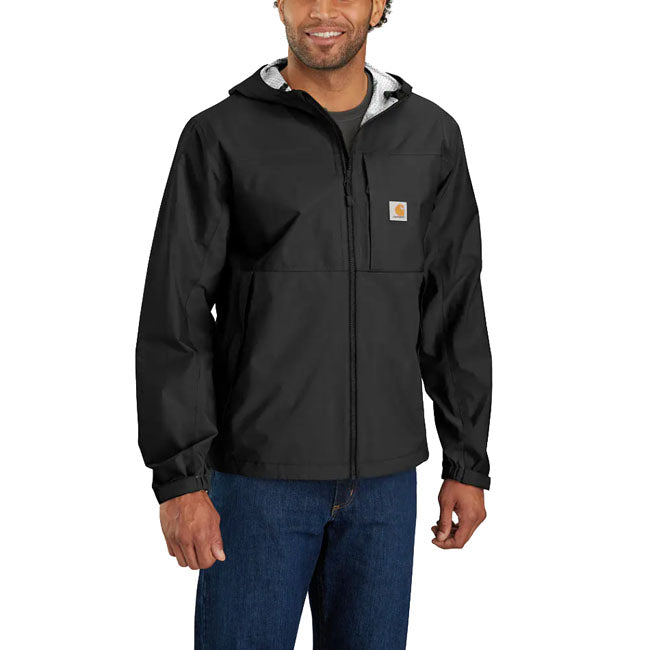 Carhartt Monterey Jas Zwart Winddicht Waterdicht Packbaar
