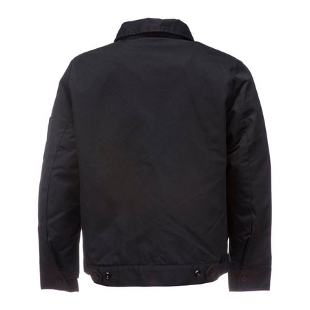 The Dickies Lined Eisenhower Jacket is part of the Icons range; the recognisable staple jacket. Made of the signature twill with a quilted lining featuring adjustable buttons on the waistband; resulting in a jacket that is the perfect fit. With front zip and angled front welt pockets; designed to be durable and comfortable; available in three fade resistant colours. A timeless work inspired fit made for everyday wear.