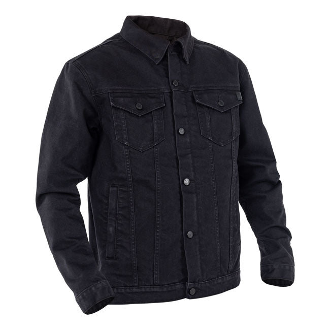 John Doe Maverick Jasje RAW Zwart Denim Monolayer Met Beschermerszakken CE AAA EN 17092 2020
