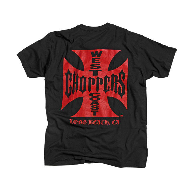 This isn''t just a t-shirt; it''s a piece of history. The WCC OG Classic t-shirt pays homage to the rebellious spirit of West Coast Choppers. Made from 100% premium cotton; it offers a comfortable fit that''s perfect for everyday wear. The iconic OG Cross logo is emblazoned across the chest and in large on the back with Long Beach; letting everyone know you''re not here to follow the rules; you''re here to make your own. Whether you''re on the road or off; this t-shirt is a must-have for any true rider.