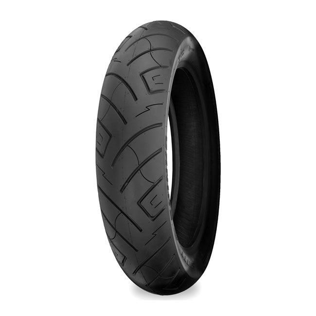 Specifically designed for cruisers.  Rubber compound formulated to provide maximum grip and comfort.  Tread design includes functional siping and grooves for a lot of traction in wet and dry riding conditions.  Aramid belted provides ample load capacity while also giving more stability.  High mileage tire.  TL