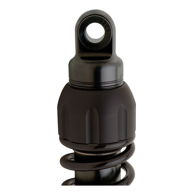 444 series shocks: Comes with FST (Frequency Sensing Technology) which dynamically adjusts damping; according to road surface. Top mount threaded hand adjustable preload. What are Progressive Suspension''s ''Heavy Duty'' shocks? If you are a lightweight rider with a lightweight passenger; STD Duty is probably your best choice; heavy duty shocks will give you a harsh ride. For Big Guys & Gals with a lot of baggage; Heavy Duty springs are the way to go. Heavy Duty is not better; it''s different.Heavy Duty sho