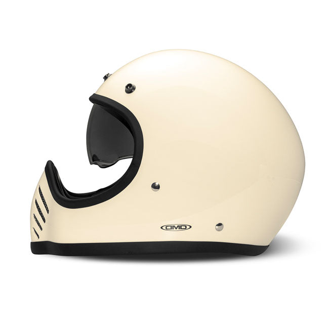 DMD Seventyseven Helm Crème Offroad Carbon Kevlar Schil Met Wasbare Liner ECE 22.06 Zonvizier
