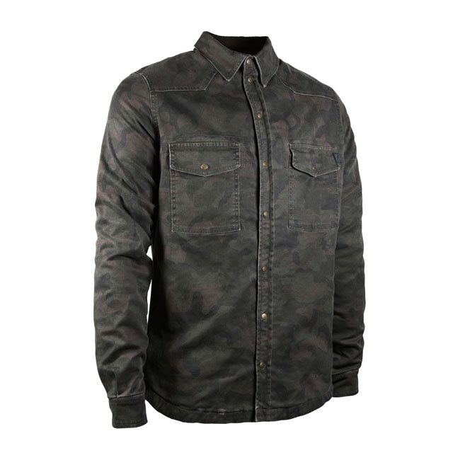 John Doe Motoshirt XTMr Camouflage AAA EN17092-2 Bescherming En Comfort Voor Streetwear