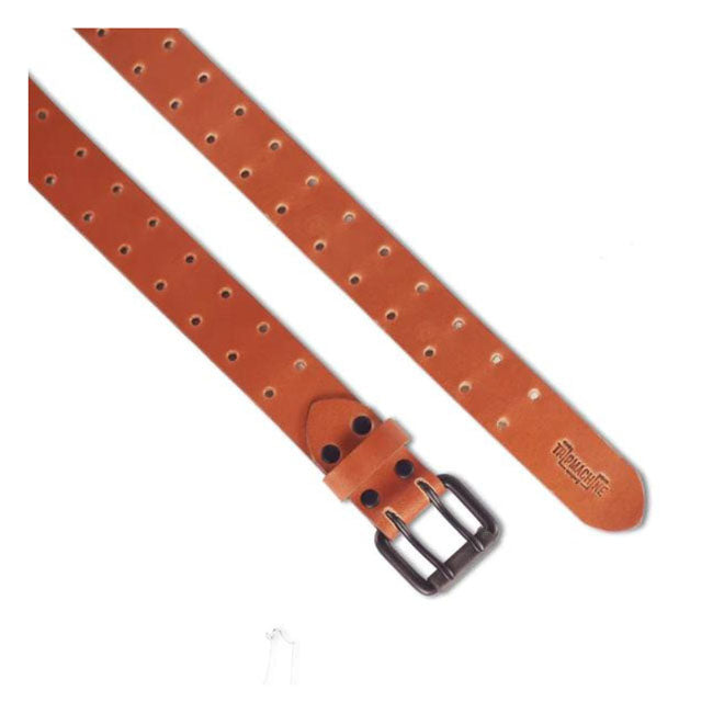 The Trip Machine rugged belt is made for those who are tired of the belts that wear off in a year or two. The belt is hand cut; hand dyed and built to last. Features 100% premium leather; black hardware; built to last; the belts are made from natural leather and hence there will be scars; marks and spots this makes the belt unique.ÿAvailable in single or double pin; three colors and four different sizes.