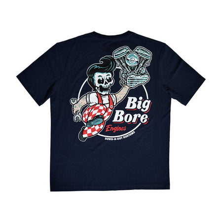 Down-n-Out apparel is for those who do things their own way. T-shirts of ultra-soft 100% pre-shrunk cotton; standard fit and full color back and front screen print. You live life to the extreme; party hard and live fast. Show you''re a gearhead through and through; however you satisfy your need for speed.