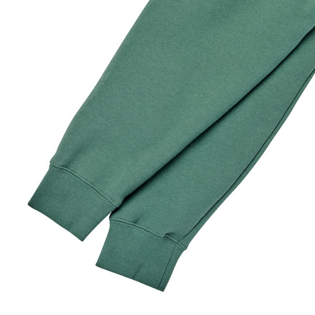 Biltwell Pan Hoodie Groen 10 Oz Katoenpoly Fleece Met Tyler Cornelius Portret Panhead