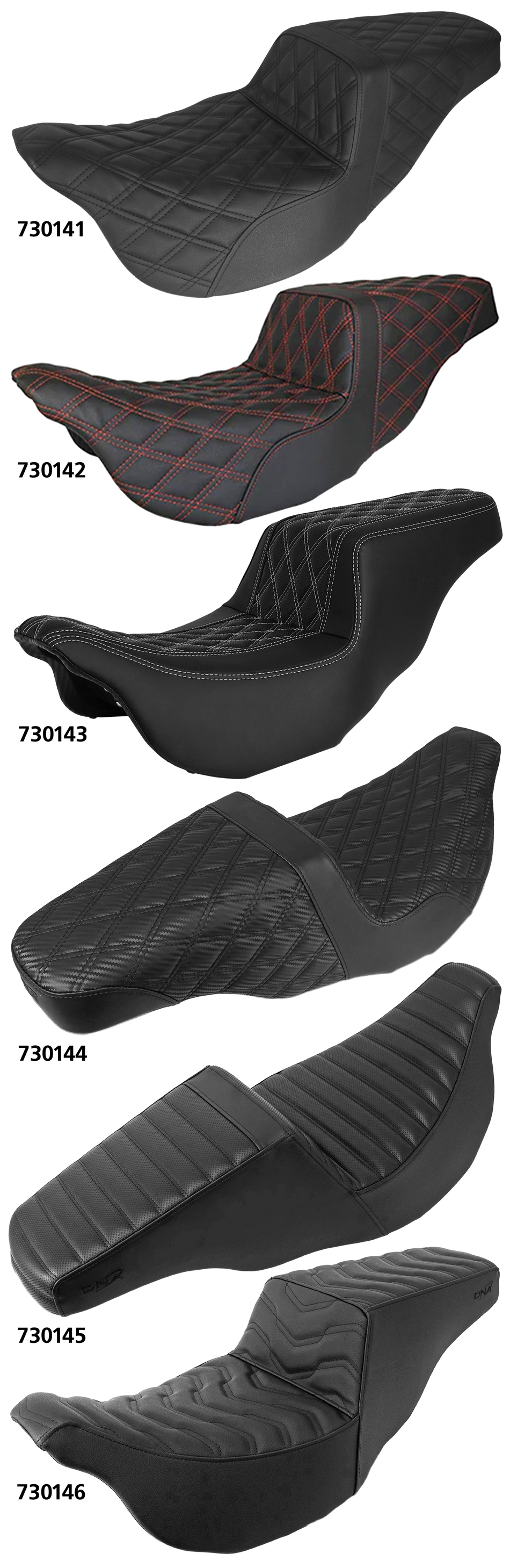 DNA KING STEP 2-UP SEATS FOR TOURING 2008-2023