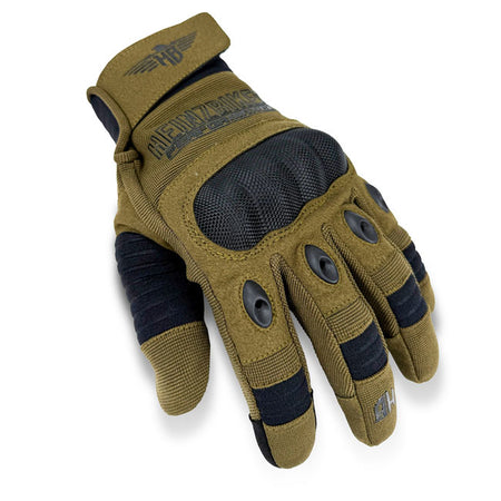 Conquer every ride with the HeinzBikes Tactical gloves; designed for those who refuse to compromise on comfort; durability; or control. Crafted from premium; breathable materials; these gloves keep your hands cool; dry; and ready for action; even on the longest journeys. The 4-way stretch fabric offers unmatched dexterity; while the padded design absorbs harsh vibrations; letting you stay comfortable and focused. Reinforced palms deliver enhanced grip when you need it most; and the touchscreen-friendly synt