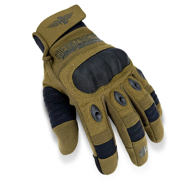 Conquer every ride with the HeinzBikes Tactical gloves; designed for those who refuse to compromise on comfort; durability; or control. Crafted from premium; breathable materials; these gloves keep your hands cool; dry; and ready for action; even on the longest journeys. The 4-way stretch fabric offers unmatched dexterity; while the padded design absorbs harsh vibrations; letting you stay comfortable and focused. Reinforced palms deliver enhanced grip when you need it most; and the touchscreen-friendly synt