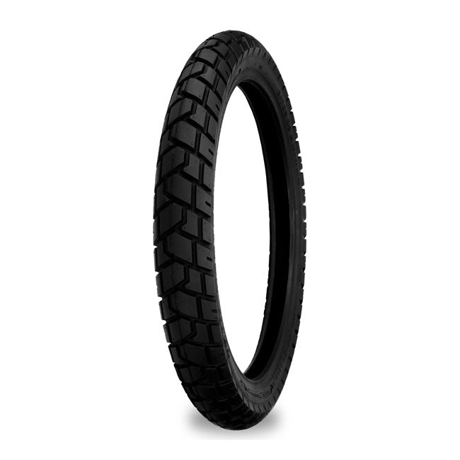The Shinko 705 has a versatile tread pattern that provides excellent wet and dry weather adhesion and smooth running on the highway.  - All-round rubber compound for a wide spectrum of weather and street/terrain conditions - Designed as a 70% On-Road 30% Off-Road tire - Great traction; even Off-Road; thanks to the dirt-oriented tread design - Front & rear  - TT
