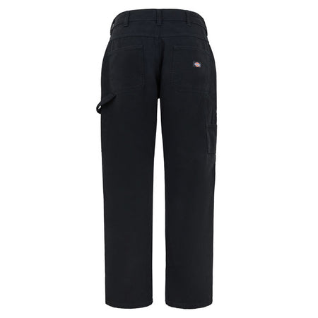 The Dickies Canvas carpenter lightweight is an 8.1oz carpenter pant with authentic Dickies detail and fabrication. This loose-fitting pant is rooted in workwear with carpenter details like hammer loop; ruler pocket; and tonal stitching with iconic woven Dickies label on the back pocket. A lightweight workwear inspired pant built for comfort and movement. Loose fit 100% cotton