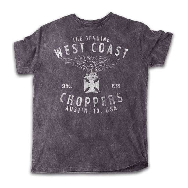WCC Eagle T Shirt Zwart Van Katoen Comfortabele Pasvorm Logo Op Voorzijde Of Achterzijde