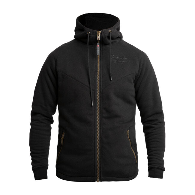 John Doe had undergone a style update with the XTMr Hoodie V2. What remains is the XTM-Fiberr lining to protect you in any situation together with shoulder; elbow and back protectors as well as the new; lightweight outer fabric in cotton twill. In contrast to its elder brother; XTMr Hoodie 2.0 has a contoured fit to the chest and shoulders; keeping it closer to the body. The longer back keeps airflow away from the kidneys. The stretch cotton outer fabric gives you an extremely comfortable wearing experience