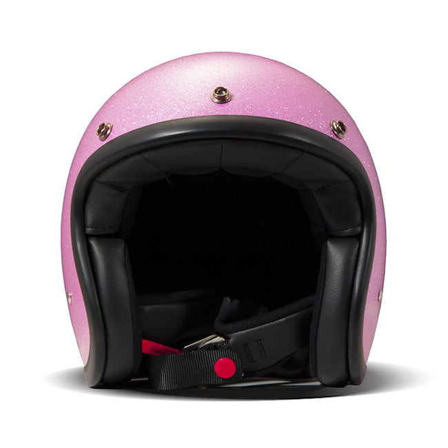 Embrace the fusion of classic style and modern functionality with the DMD Retro helmet; a nod to the iconic 70''s design. This helmet isn''t just a protective gear but a statement piece; crafted for those who dare to stand out. With its ECE 22.06 approved fiberglass shell available in three sizes; it offers a snug fit. The helmet is bluetooth ready; features integrated snaps for visors; and boasts a luxurious; washable lining with Velcro for a custom fit. Secured with a padded chin strap and a reliable Doub
