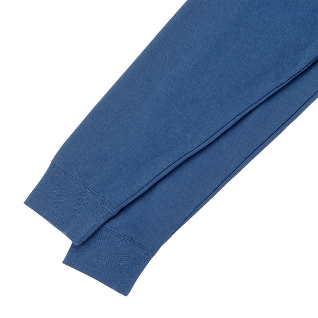 Biltwell Anvil Zip Hoodie Blauw 7,5 Oz Katoen