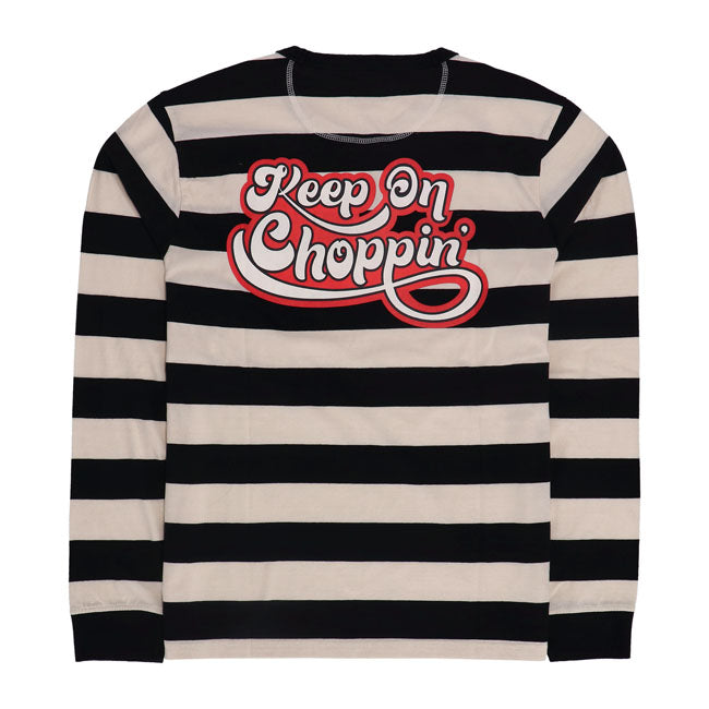 Dertien En Een Half KOC Lange Mouwen Shirt Katoen Zwart Wit Regular Fit Keep On Choppin