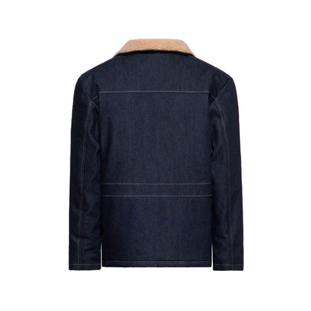 This winter jacket from King Kerosin combines the timeless look of rugged denim with practical comfort; ideal for those who value both style and functionality. The durable denim fabric not only gives this jacket a classic flair but also makes it perfect for everyday use. Combined with the soft teddy lining; it offers excellent protection against the cold; while the voluminous; contrasting teddy collar stylishly blocks out the wind. Hidden ribbed cuffs protect against cold drafts; and practical slash pockets