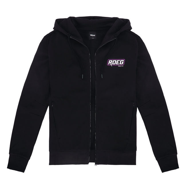Roeg Howard RFNFR Zip Hoodie Zwart Met Gevoerde Zakken