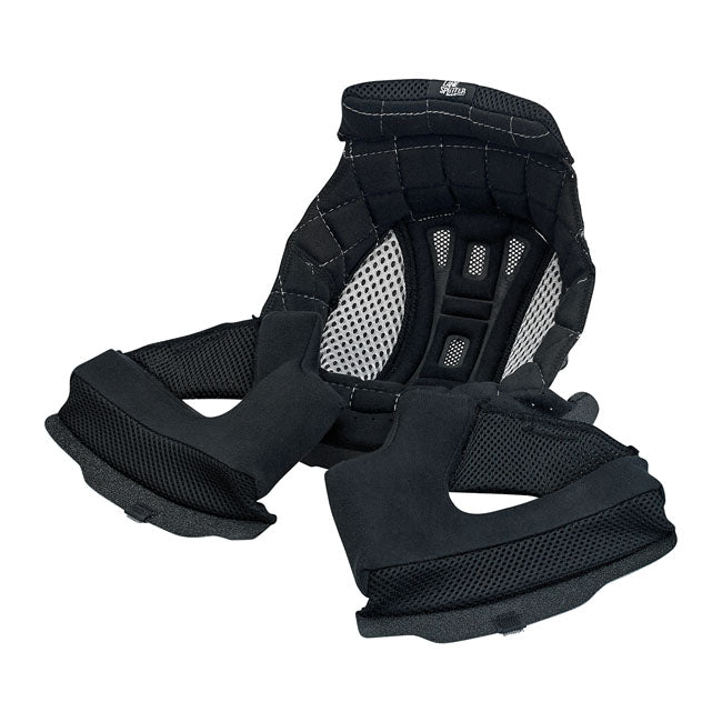 Restore that fresh out of the box feeling with a new liner and cheek pads. One interior comfort liner and two cheek pads are included with each kit; and installation is easy using button snaps.