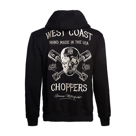 Are you looking for some nice hoodies or zip hoodies of WCC then check our collection. These premium WCC hoodies are cut in a perfect comfort fit. At the sleeves they have rib cuff ends. These hoodies have an elasticated waistband with a drawstring. The slit pockets at the front combine comfort with practical use. This High Speed zip hoodie is one with a design embroidered on the back and embroidered design at the chest.