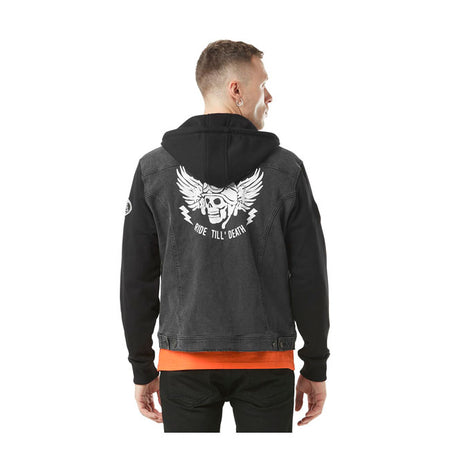 Von Dutch is an American fashion brand posthumously named after Kenny Howard; a.k.a. "Von Dutch"; an American motorcycle mechanic; artist and pinstriper. We have some nice shirts; sweats; hoodies; t-shirts and caps in our collection. All produced of cotton or a mix of cotton and elastane. So make up your mind and choose or just buy them all!