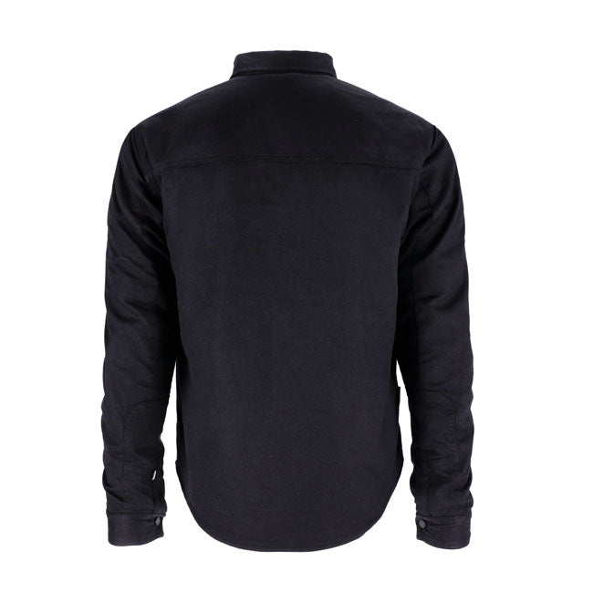 Discover the thrill of the ride with the Roeg Chris overshirt. The Chris protective overshirt is a monolayer wax shirt which combines AA protection with maximum comfort. The custom RQ outer fabric; unique for this ROEG product; provides the wearer an incomparable experience; reinforced by elbow; shoulder and optional back RQ protectors. This stylish and comfortable protective garment is designed to keep you safe and the stretch fabric used gives you an extremely comfortable wearing experience. Featuring two