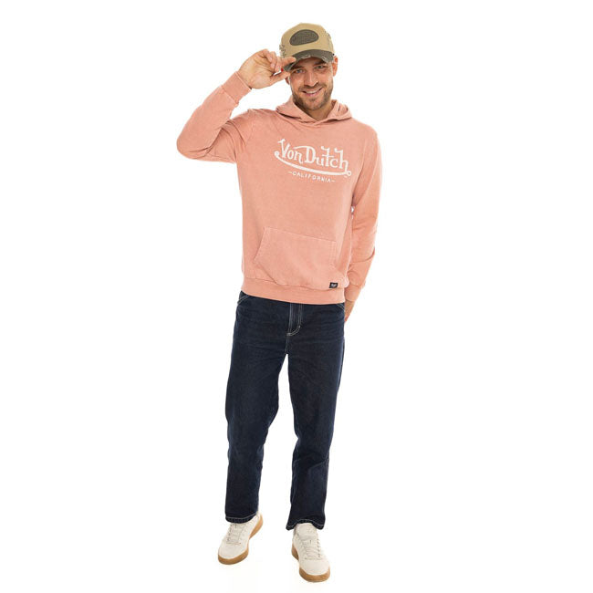 Von Dutch Jeugd Hoodie Oranje Katoen-Polyester Mengsel