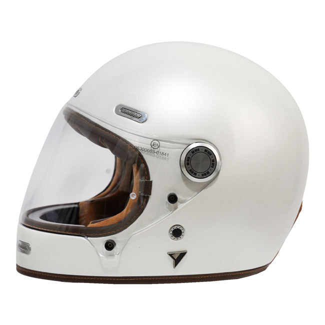 By City Roadster III Parelwit Helm Glasvezel Antifog Visier Bluetooth Systeem ECE
