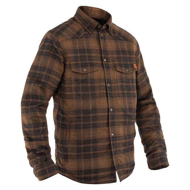 John Doe Motoshirt XTMr Woody Katoen Twill Motorjas met Bescherming Ventilatie AAA