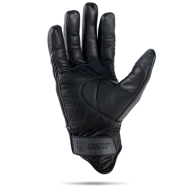 Designed for riders who value both style and safety; the HeinzBikes Clubstyle gloves feature a pre-curved finger design for a natural; comfortable grip. Flexible TPU knuckle protectors sit discreetly under the leather; complemented by integrated padding on each finger for added defence. Reinforced palms improve grip; while padded areas absorb strong vibrations for all-day comfort. The short cuff with a low-profile adjustable Velcro closure ensures a secure; personalized fit. The Clubstyle gloves with the ti