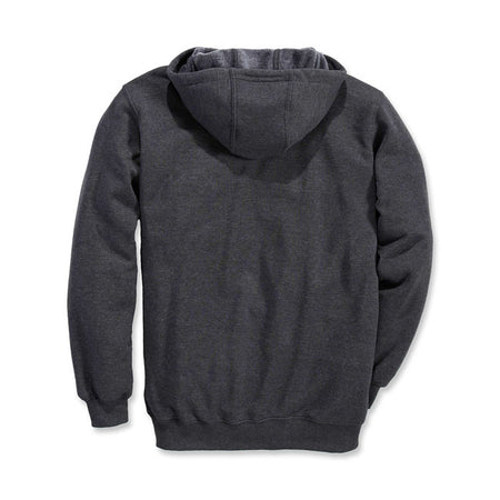 The Carhartt Signature logo hoodie offers comfort and warmth at work; on the weekend or a chilly day. The midweight cotton blend offers everyday versatility. It features a three-piece hood with drawstring fastening; two large side pockets; elasticated knit cuffs; elastane reinforced waistband and the Carhartt logo on the chest. Loose fit for a comfortable fit; allows for maximum freedom of movement. Order one size smaller if you prefer a tighter fit. Loose Fit Attached three-piece hood with adjustable dra