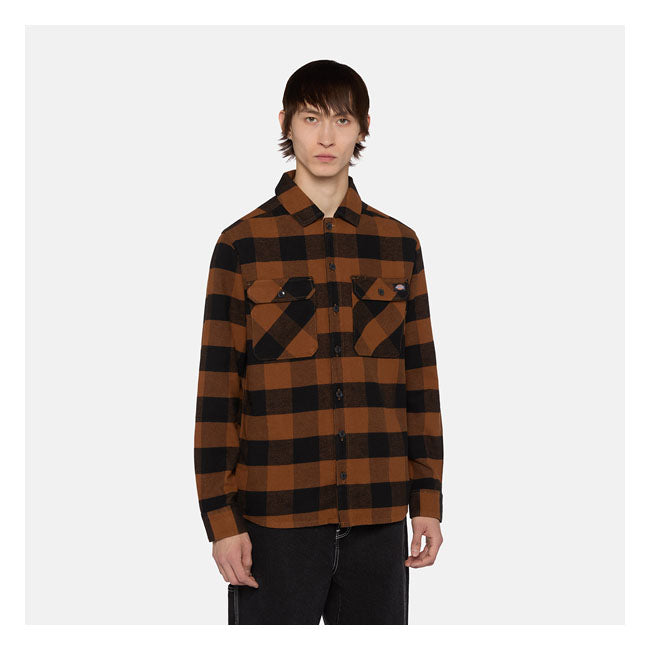 Dickies Sacramento Flanel Overhemd Toffee Unisex